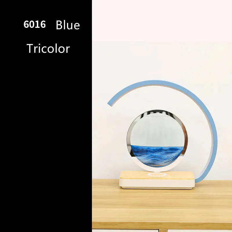 Creative Lamp Decompression Cure Bedroom Quicksand Painting Hourglass Pendant 3D Night LED Light - Bellarte Enchanté Creative Lamp Decompression Cure Bedroom Quicksand Painting Hourglass Pendant 3D Night LED Light